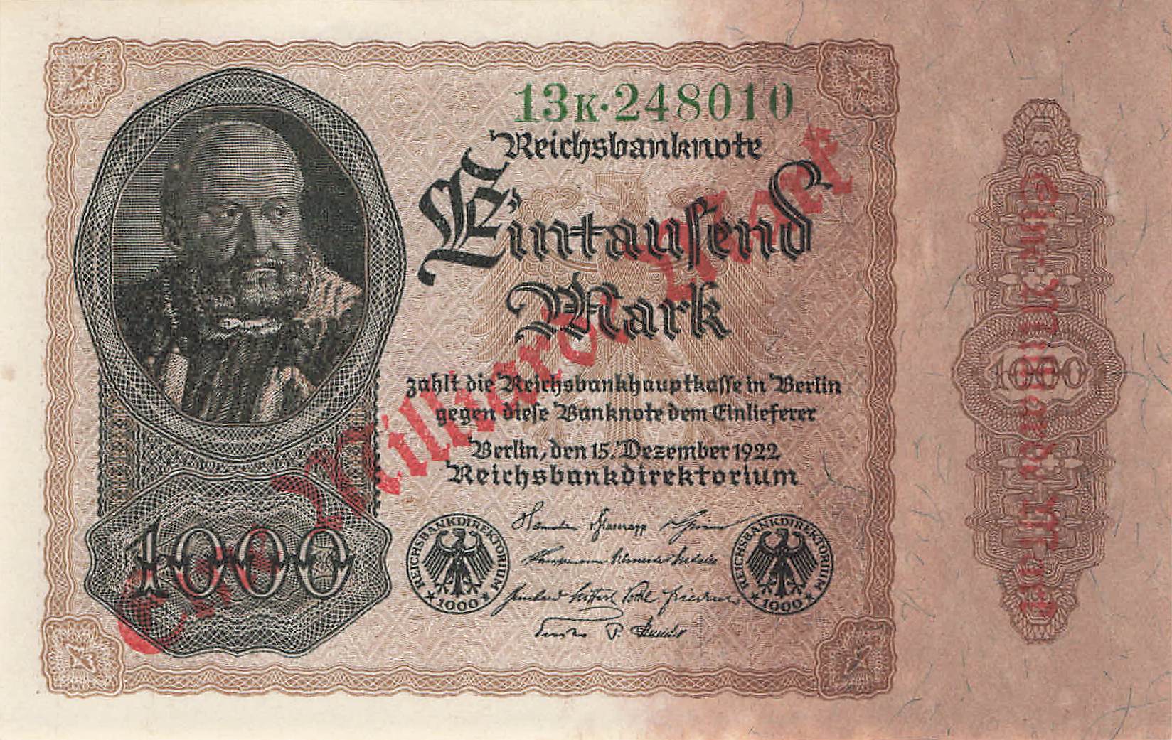 Ro.110 1 Milliarde Mark 1923